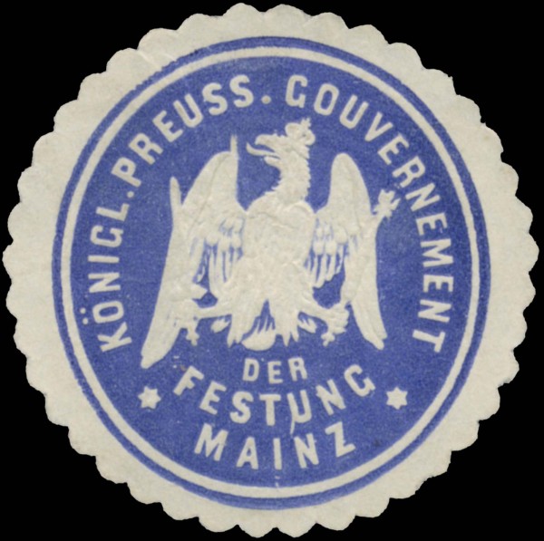 K.Pr. Gouvernement der Festung Mainz