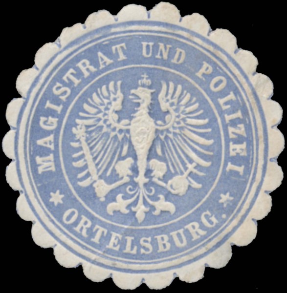 Magistrat und Polizei Ortelsburg