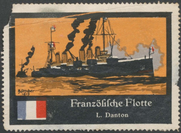 Französische Flotte L. Danton