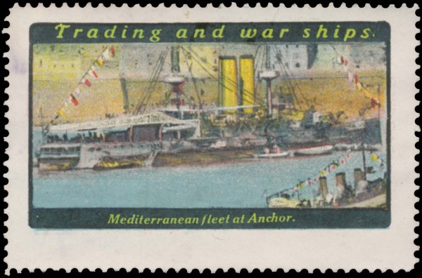 Mediterranean fleet at Anchor
