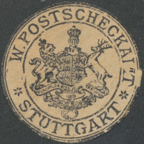 W. Postscheckamt Stuttgart