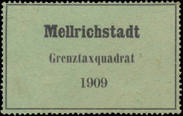 Grenztaxquadrat Mellrichstadt